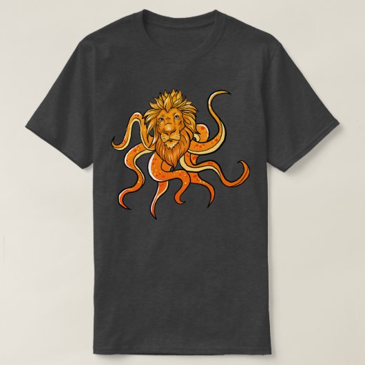 T-shirt Otopus de lion (Design devant)
