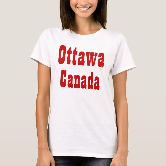 T-shirt Ottawa Canada (Devant)
