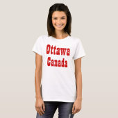 T-shirt Ottawa Canada (Devant entier)