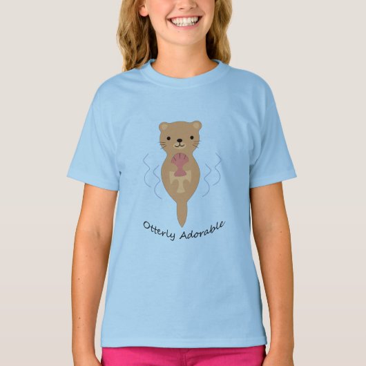 T-shirt Otter adorable (Devant)