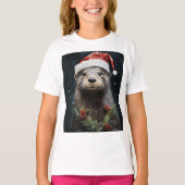T-shirt Otter de vacances (Devant)