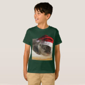 T-shirt Otter endormi de Noël (Devant entier)