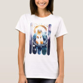 T-shirt Otter espace mignonne (Devant)