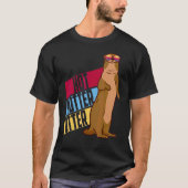 T-shirt Otter Hotter chaud mignon Otter Dit Eau Marten Zo (Devant)