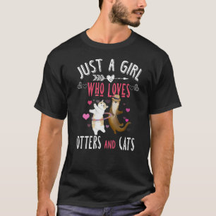T-shirt Otter Juste Une Fille Qui Aime Les Loutres Et Les