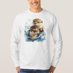 T-shirt Otter Long Manches