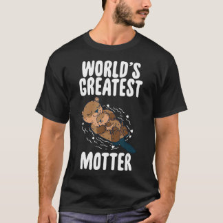 T-shirt Otter Maman Monde la plus grande fête des mères