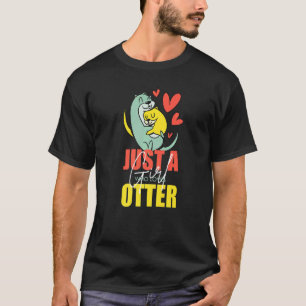 T-shirt Otter mignonne loutres de mer animal amusant 1