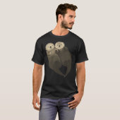 T-shirt Otter - Otter tenant les mains Classique  (Devant entier)