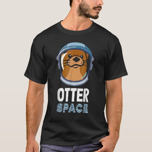 T-shirt Otter Otter Ventile l'espace des astronautes (Devant)