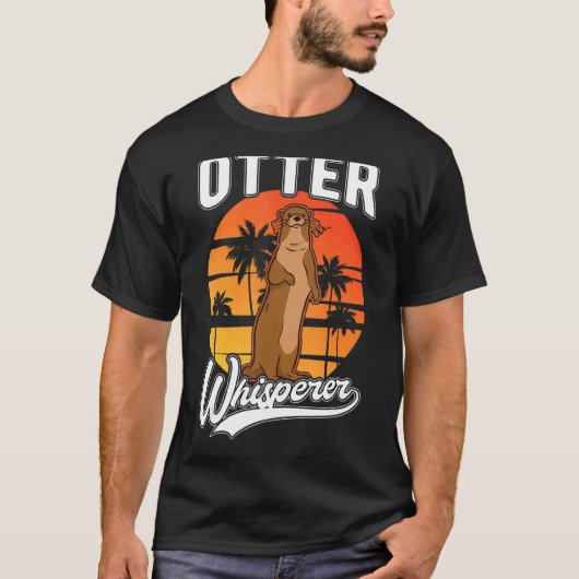 T-shirt Otter Whisperer (Devant)