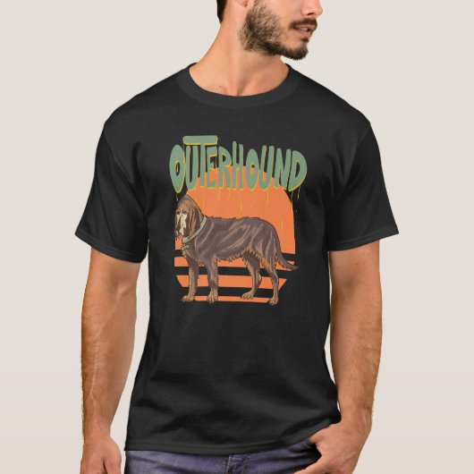 T-shirt Otterhound - Identification de chien - Odeur de ch (Devant)