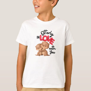 T-shirt Otterly in Love with You ! - Bonne Saint Valentin