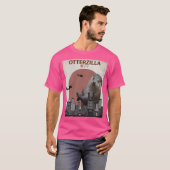 T-shirt Otterzilla - Monster géant Otter (Devant entier)