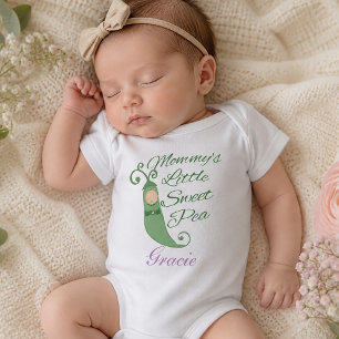 T-shirt ou barboteuse "Petit pois sucré de Maman"