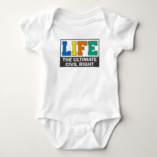 T-shirt ou body bébé. (Devant)