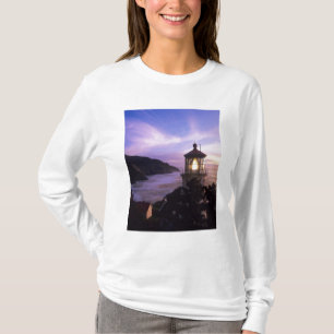 T-shirt OU, côte de l'Oregon, phare de Heceta Head, sur