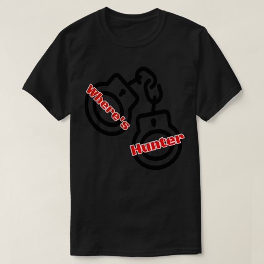 T-shirt Où est Hunter ? (Design devant)