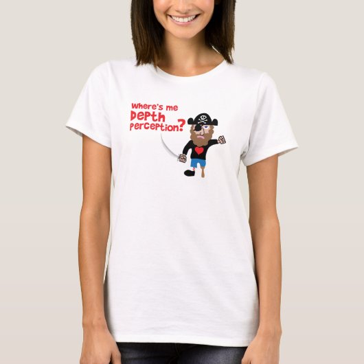 T-shirt Où est- je perception de profondeur ? (Devant)