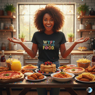 T-Shirt Où est la Nourriture pour Hommes