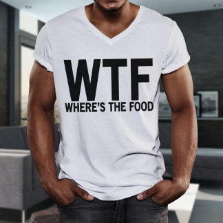 T-Shirt Où est la Nourriture pour Hommes
