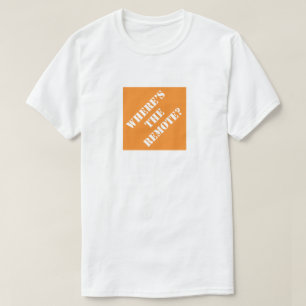 T-shirt Où est la télécommande drôle papa Fête des pères h
