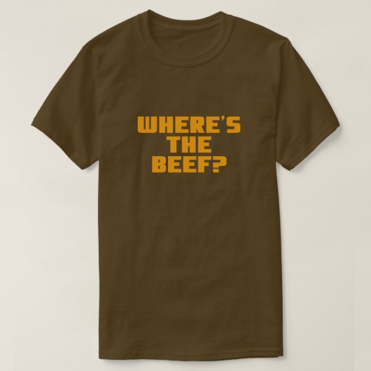 T-SHIRT OÙ EST LE BŒUF ? (Design devant)