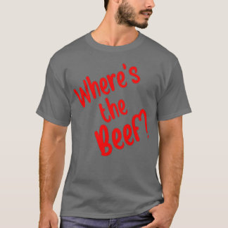 T-shirt Où est le bœuf amis