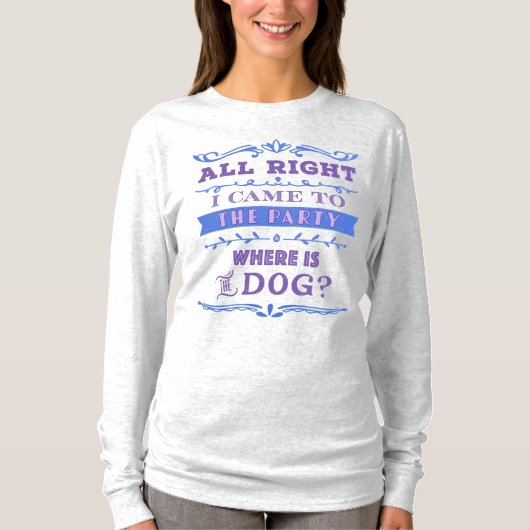 T-shirt Où est le chien ? (Devant)