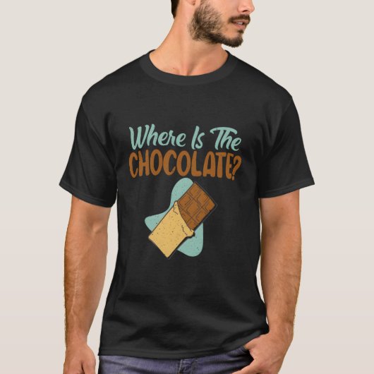 T-shirt Où Est Le Chocolat ? (Devant)