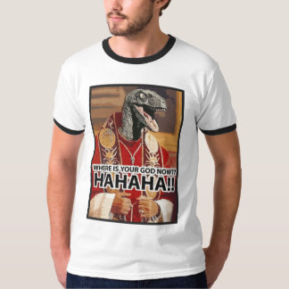 T-shirt Où est votre dieu maintenant ? (Raptor)