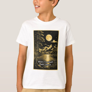 T-shirt Où la lumière de la lune rencontre le silence, pay