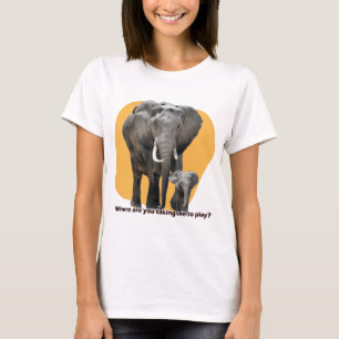 T-shirt Où me conduis-tu pour jouer ?