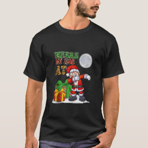 T-shirt Où mon cheval à Dabbing Santa Claus Tree Lights C