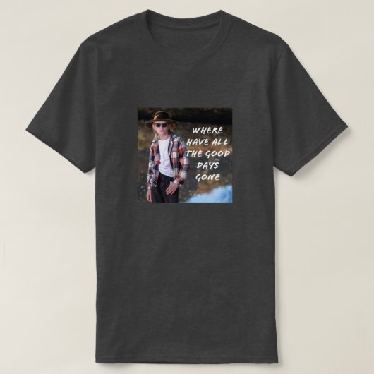 T-SHIRT OÙ ONT TOUS LES BONS JOURS SORTI (Design devant)