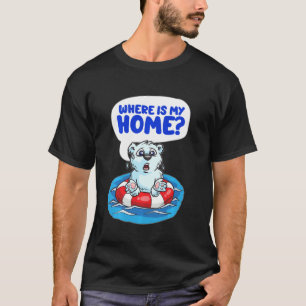 T-shirt Où Se Trouve Mon Réchauffement climatique Bébé Our