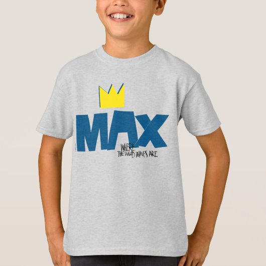 T-shirt Où sont les choses sauvages | Max et Couronne (Devant)