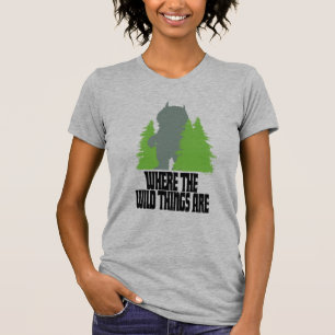 T-shirt Où sont les choses sauvages Nature sauvage et ar