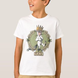 T-shirt Où sont les monstres ? Badge de Max