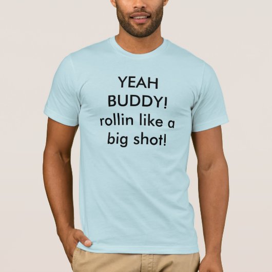 T-shirt OUAIS AMI ! le rollin aiment un gros poisson ! (Devant)