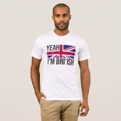 T-shirt Ouais, Je Suis Britannique Comment Connais-Tu Mème (Devant entier)