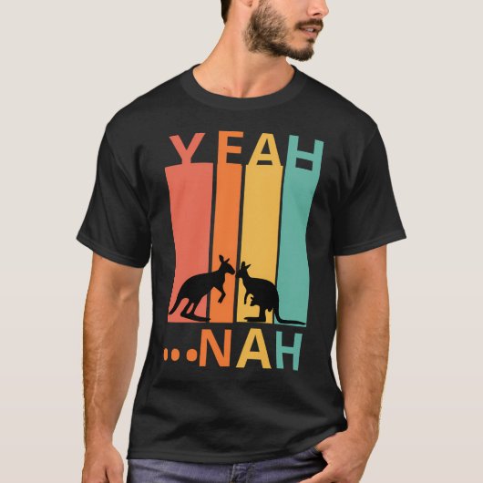 T-shirt Ouais Nah - Australian Sayings - Drôle Australien (Devant)