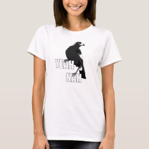 T-shirt Ouais Nah drôle Chemise magpie en argot australien