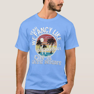 T-shirt Ouais, on est branchés comme Applebees lors d'une 
