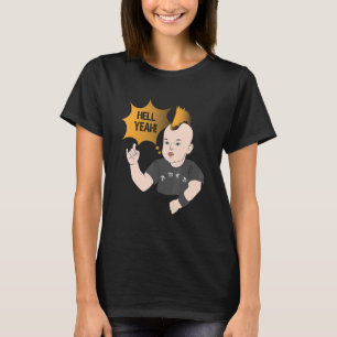 T-shirt Ouais Punk Baby Heavy Metal
