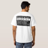 T-shirt oublié de quatre crocs (Dos entier)