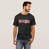 T-shirt Oubliez, embrassez le présent- Vibes positives (Devant entier)