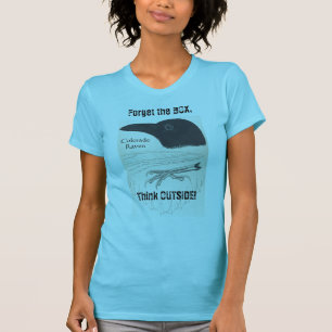 T-shirt Oubliez la boîte - Pensez à l'extérieur, Vieux Cor