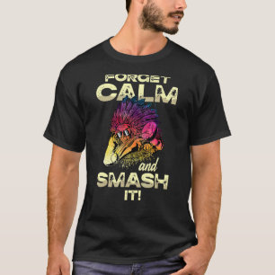 T-shirt Oubliez Le Calme Et Le Smash It Ping Pong Player T