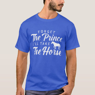 T-shirt oubliez le princeILLAKEHE HORSE vintage